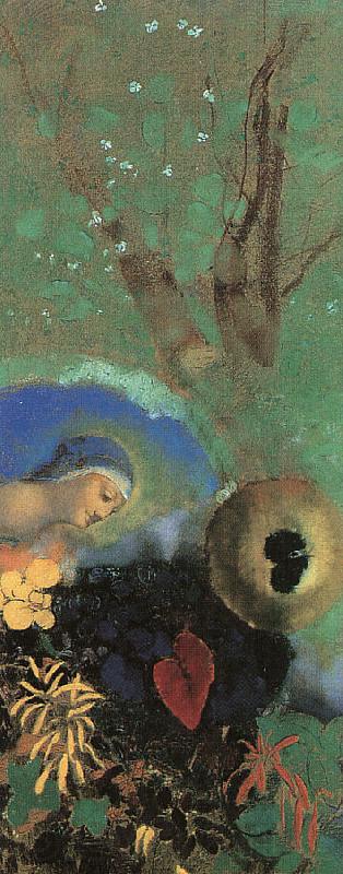 Odilon Redon Homage to Leonardo da Vinci Norge oil painting art